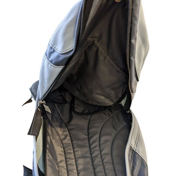 Jansport BookBag BackPack Air Lift Light Blue Adjustable Comfort Straps - Picture 6 of 8